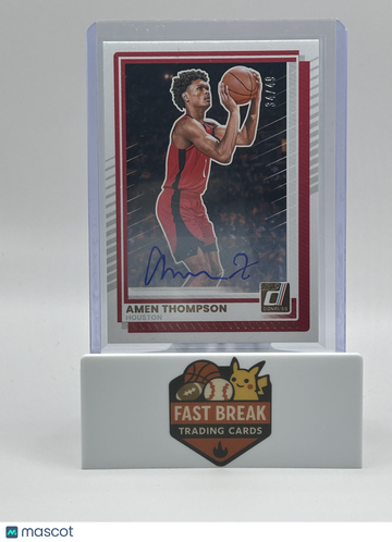 2025 Panini Donruss Amen Thompson #111 /49 Auto