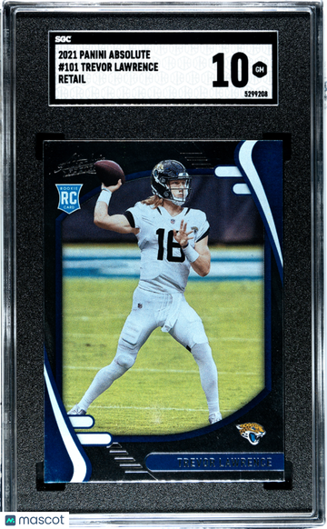 2021 Panini Absolute Trevor Lawrence #101 Retail Rookie SGC 10