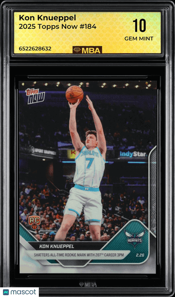 2025 Topps Now Kon Knueppel #184 MBA 10