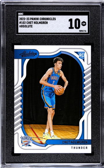 2022 Panini Chronicles Absolute Chet Holmgren #102 RC SGC 10