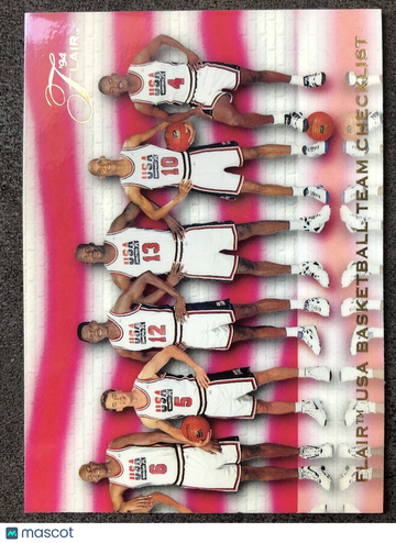 1994 Flair USA Basketball Team Checklist #120 🔥🏀 FREE S&H 🇺🇸