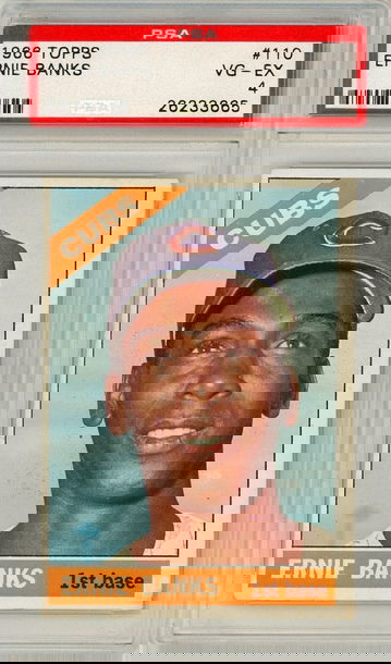 1966 Topps Ernie Banks #110 PSA 4 P1355