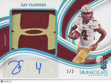 2023 Zay Flowers Rookie Panini Authentic