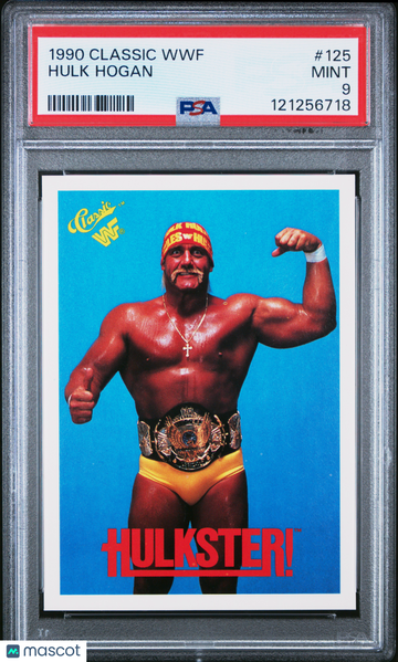 1990 Classic WWF Hulk Hogan #125 PSA 9