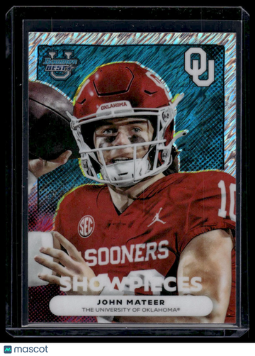 2025 Bowman U Best Showpieces John Mateer #BS-9 Shimmer