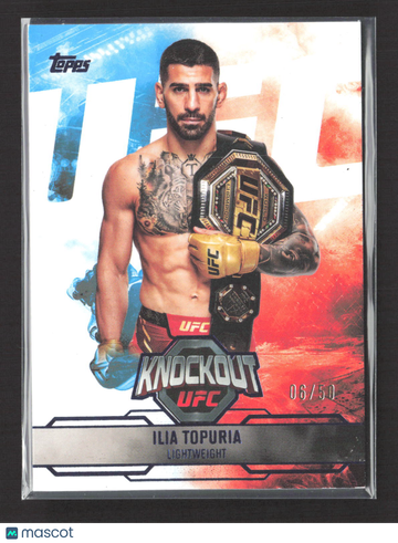 2025 Topps UFC Knockout Ilia Topuria #69 /50