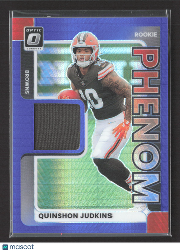 2025 Panini Donruss Optic Prizm Phenom Quinshon Judkins #RPBH-QJS Memorabilia