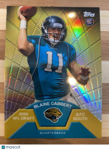 2011 Topps Rookie Refractors #TMB-2 BLAINE GABBERT RC Rookie BUCS