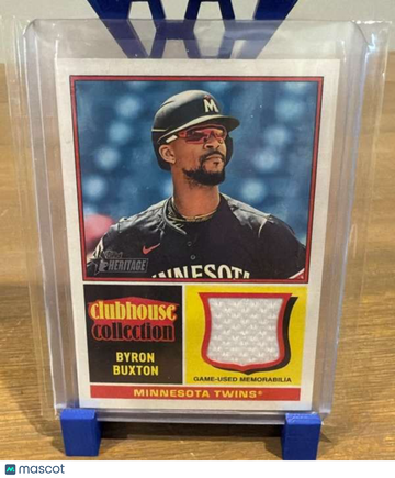 2025 Topps Heritage - Clubhouse Collection Relics Byron Buxton #CCR-BBU