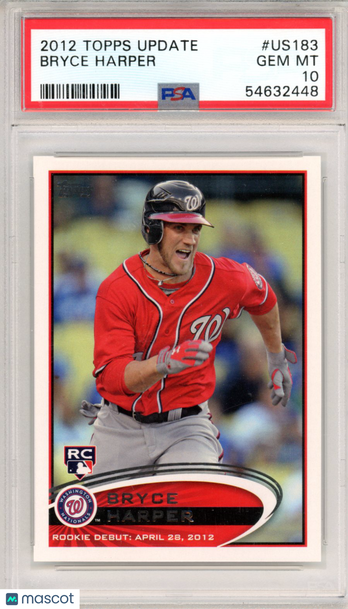 2012 Topps Update Bryce Harper #US183 PSA 10