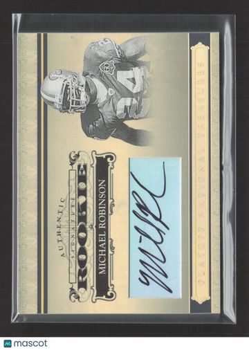 2006 Donruss Playoff National Treasures Michael Robinson #134 /15