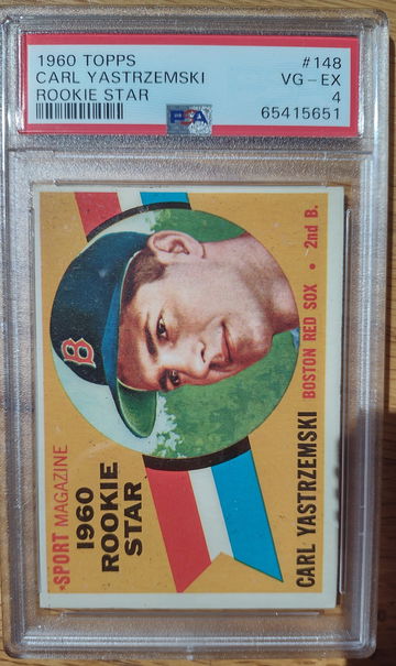 1960 Topps Carl Yastrzemski PSA 4