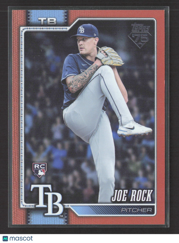 2026 Topps Series 1 Joe Rock #134 Red RC