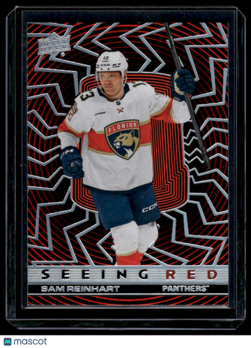 2023-24 Upper Deck Sam Reinhart #SR-77 Seeing Red Silver Spectrum