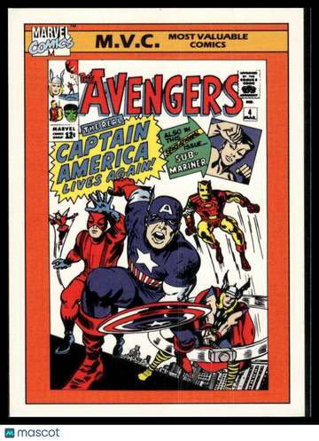 1990 Marvel Avengers #4 #136