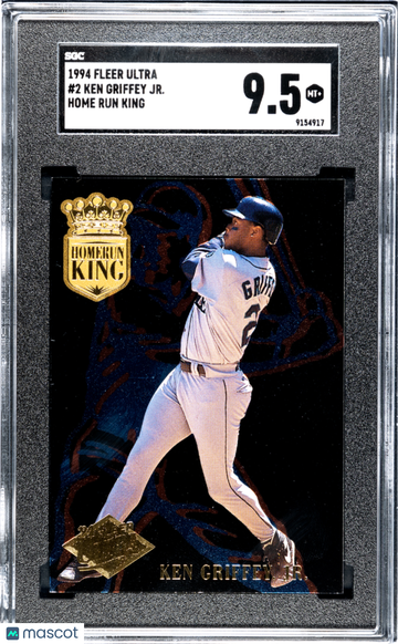 1994 Fleer Ultra Ken Griffey JR. #2 Home Run King SGC 9.5