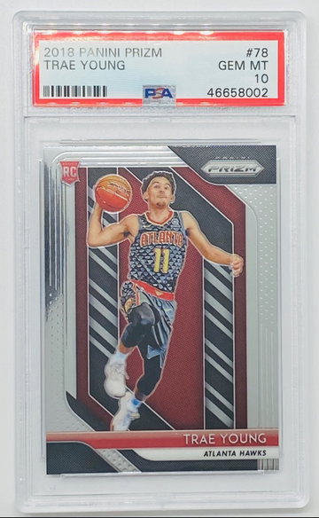 Trae Young Prizm Base Rookie Card 46658002