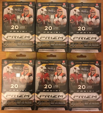 x6 Prizm 2020 Football Hangers