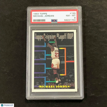 1993 Topps Michael Jordan #199 PSA 8