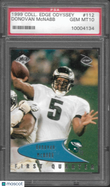 1999 Collector's Edge Odyssey Donovan Mcnabb #112 PSA 10