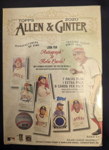 1 2020 Topps Allen and Ginter Blaster Box