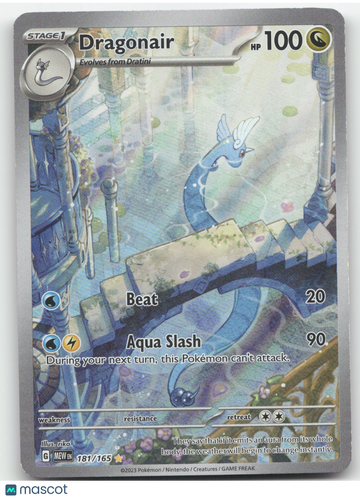 2023 Scarlet & Violet 151 Dragonair Secret Rare #181/165