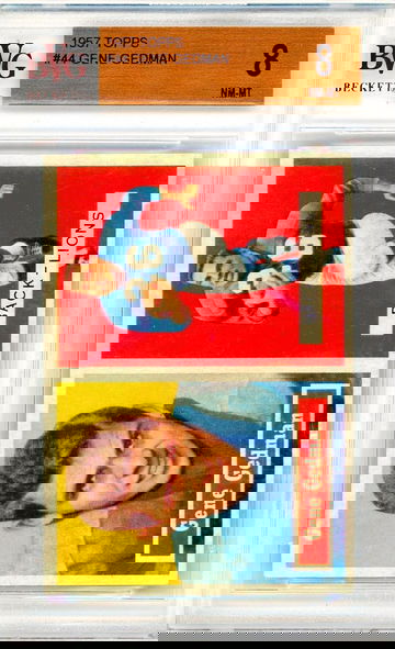 1957 Topps Gene Gedman #44 BVG Beckett 8 P1315