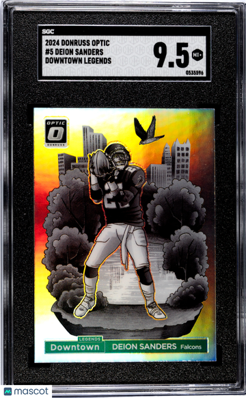 2024 Donruss Optic Deion Sanders #5 Downtown Legends SGC 9.5