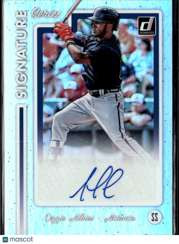 2017 Panini Donruss Signature Series Ozzie Albies #SS2-OA Blue