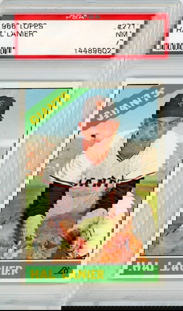 1966 Topps Hal Lanier #271 PSA 7 P1357