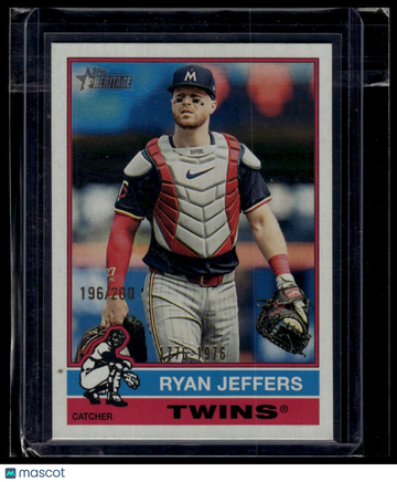 2025 Topps Heritage Ryan Jeffers #424 Bicentennial SN