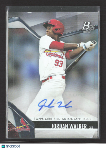 2021 Topps Bowman Platinum Jordan Walker #TOP-34 Auto
