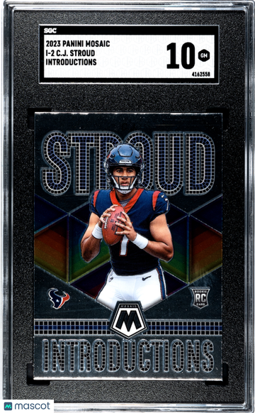 2023 Panini Mosaic CJ Stroud Introductions #I-2 SGC 10 Houston Texans