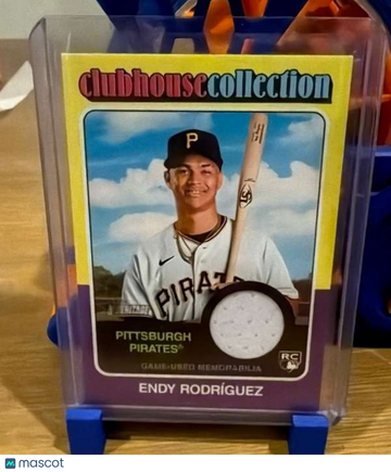 2024 Topps Heritage - Clubhouse Collection Relics Endy Rodríguez #CCR-ER