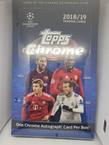 2018-2019 topps chrome champions league hobby box