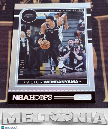 2024-25 Hoops Victor Wembanyama #165 Silver SN