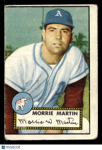 1952 Topps Morrie Martin #131 RC