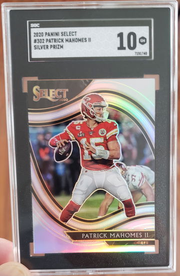 Patrick Mahomes 2020 Select #302 Field Level Silver SGC 10 💎