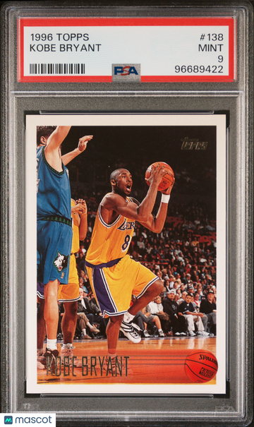 1996 Topps Kobe Bryant #138 PSA 9
