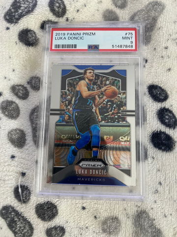 2019 Panini Prizm Luka Doncic PSA 9 #75