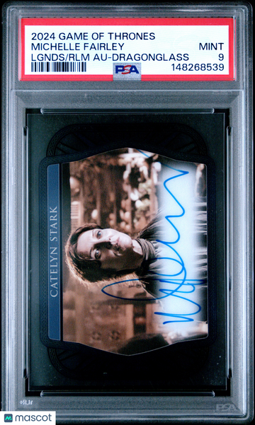 2024 Rittenhouse Game Of Thrones: Legends Of The Realm Autographs Michelle Fairley 12/22 PSA 9