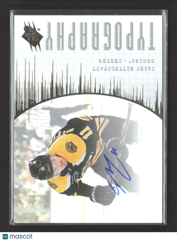 2026 Upper Deck SPx Typography Casey Mittelstadt #TYPE-CM