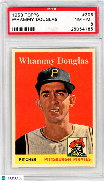 1958 Topps Whammy Douglas #306 PSA 8