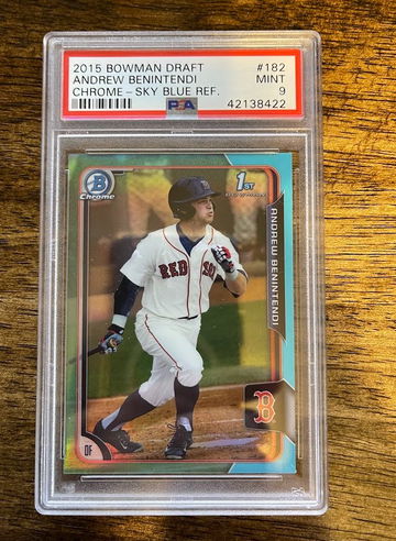 2015 Bowman Draft Andrew Benintendi Sky Blue PSA 10