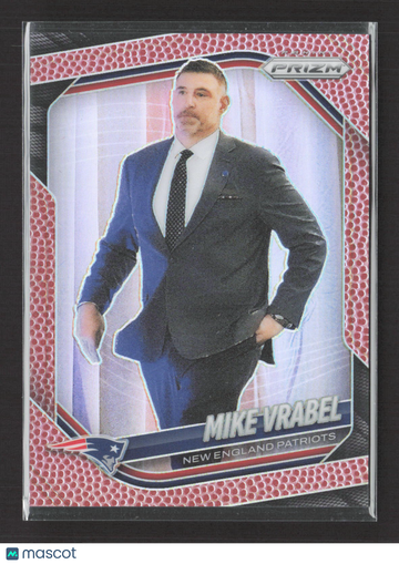 2025 Panini Prizm Football Mike Vrabel #110 Red