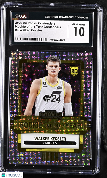 2022-23 Panini Contenders Walker Kessler #3 Rookie CGC 10