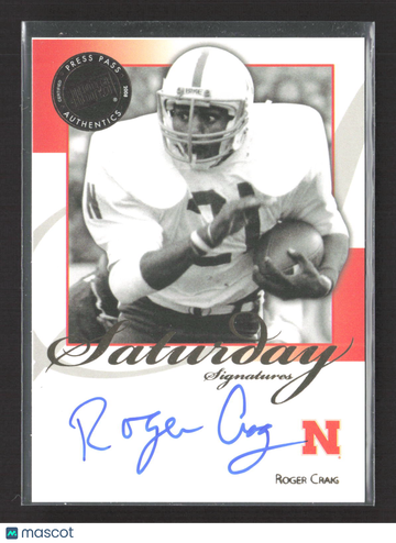 2008 Press Pass Legends Saturday Signatures Roger Craig #SS-RC