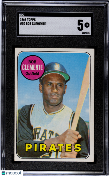 1969 Topps Bob Clemente #50 SGC 5