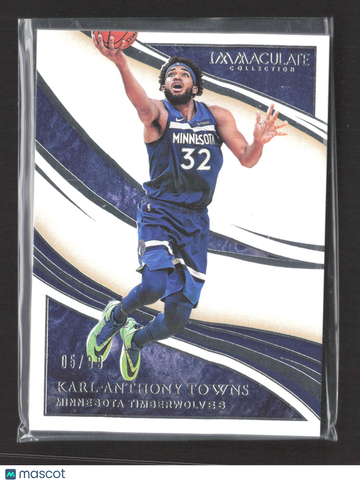 2020 Panini Immaculate Collection Karl-Anthony Towns #86 05/99
