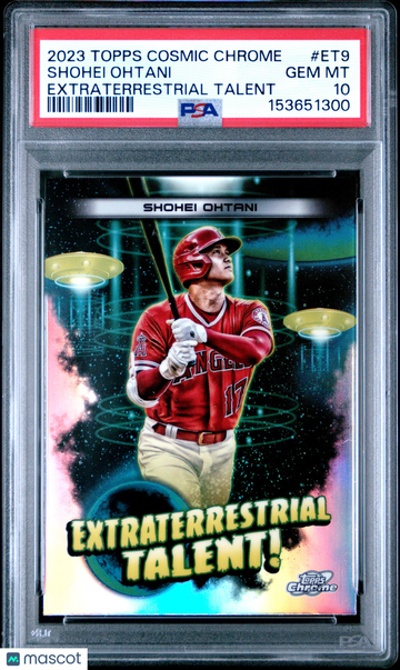2023 Topps Cosmic Chrome Extraterrestrial Talent Shohei Ohtani #ET9
